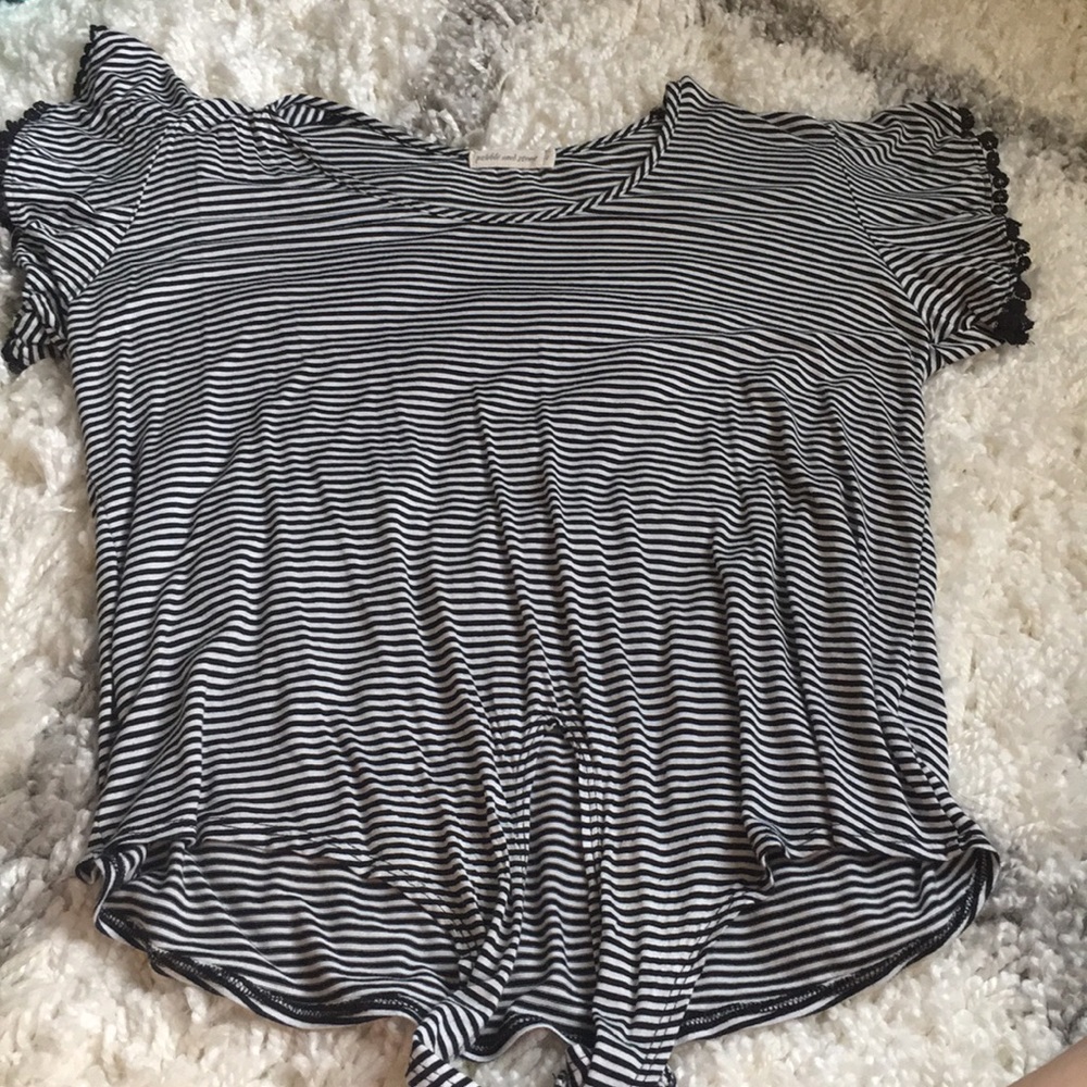 very new and soft knot tee